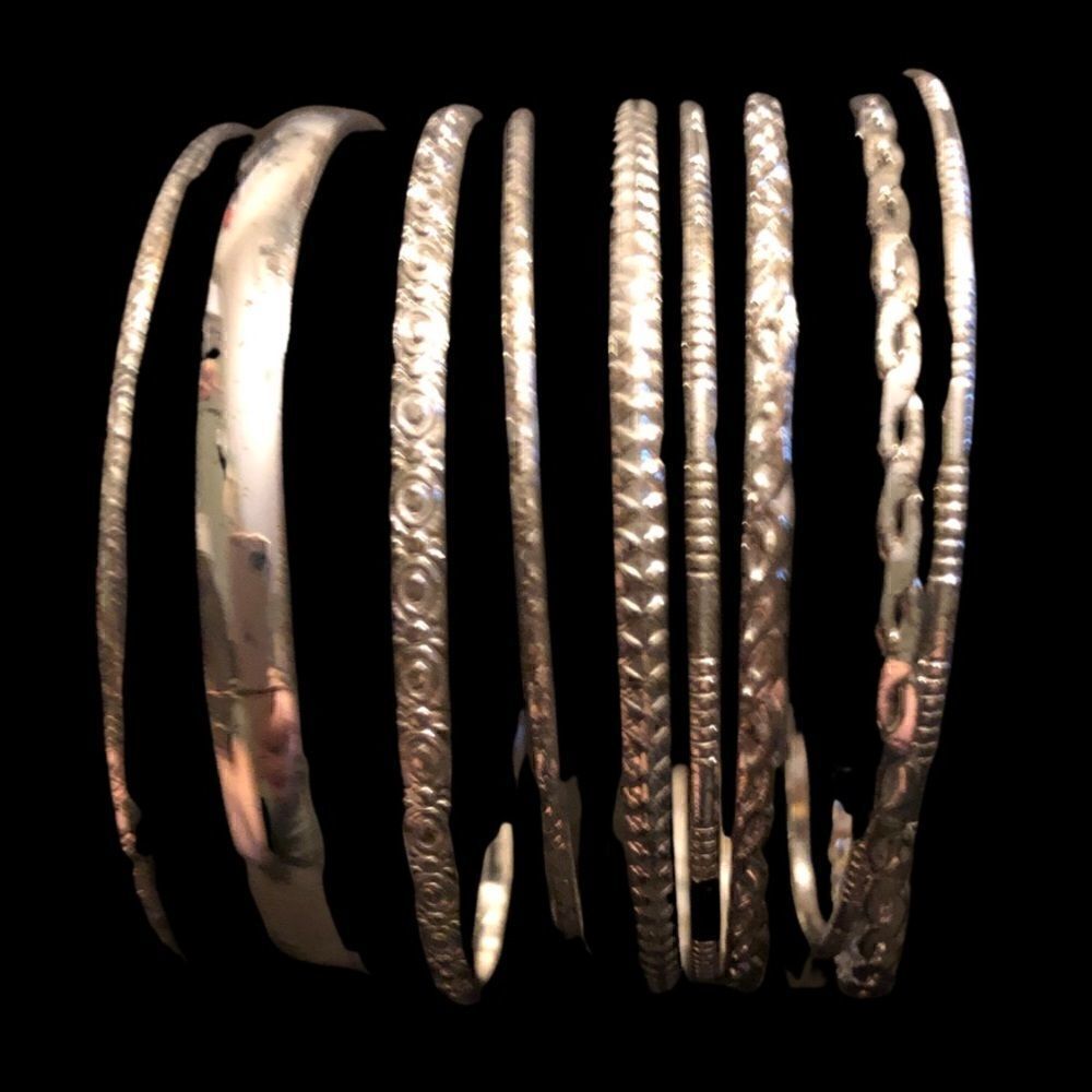 Set of bracelets- color silver - Picture 2 of 5